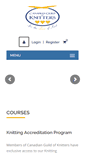 Mobile Screenshot of cgknitters.ca