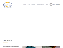 Tablet Screenshot of cgknitters.ca
